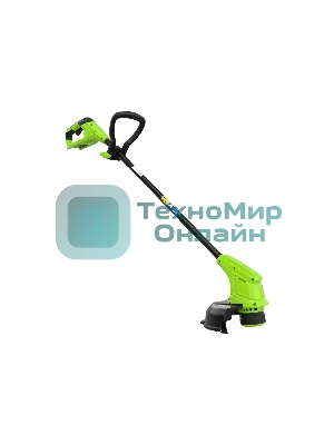 Триммер Greenworks 25 см, авт., 24V, с АБ 2 А.ч. и ЗУ слайдер 2,0А 2107207SA