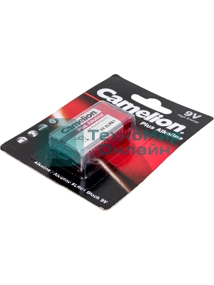 Элемент питания Camelion (1655) 6LR61 PLUS ALKALINE BL-1 (6LR61-BP1 9В)