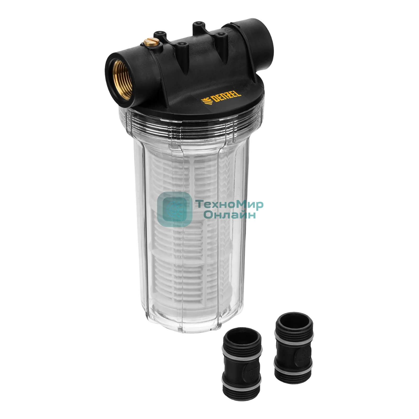 Фильтр тонкой очистки F2 Denzel объем 2 л, диаметр 1