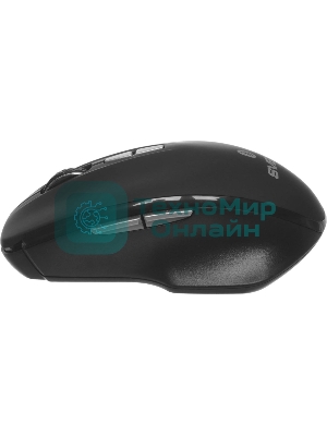 Мышь беспроводная SVEN RX-590SW черный, 1600 dpi, радиоканал, Bluetooth, USB, кнопки - 7