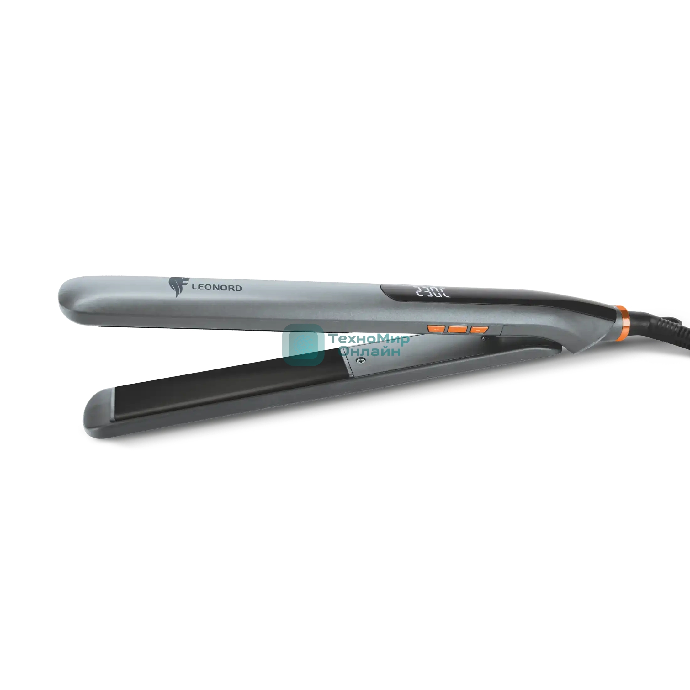 Выпрямитель для волос Leonord LE-1280 серый, 25 мм, 80-230 °C, 16 режимов