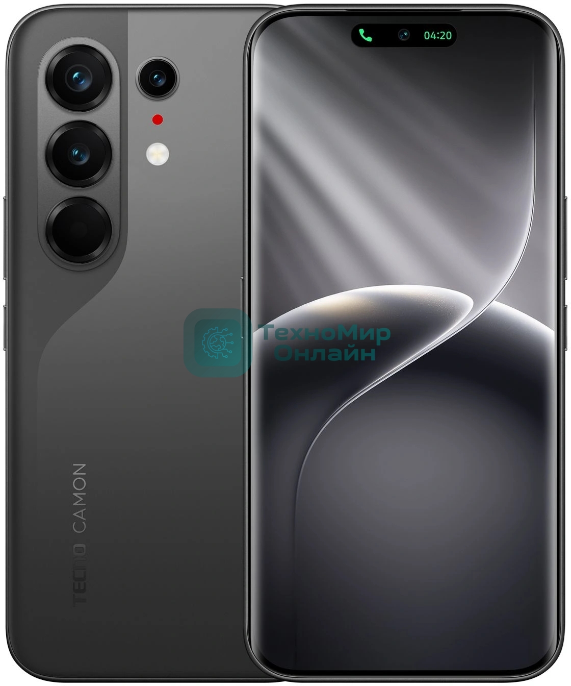 Смартфон Tecno Camon 50 Ultra 5G 256Gb 12Gb черный моноблок 3G 4G 2Sim 6.78