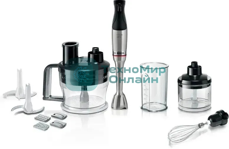 Блендер погружной Bosch MSM6M871 1200 Вт, черный