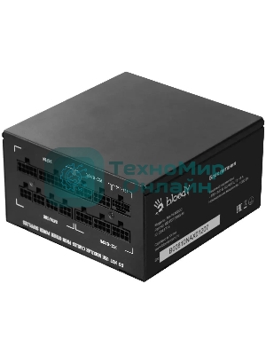 Блок питания Bloody BD-PS1250P, 1250 Вт, 80 PLUS Platinum, 140мм, модульный, черный
