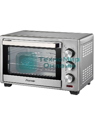 Мини-печь Pioneer MO5011G 25 л, 1600 Вт, серебристый