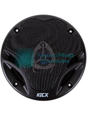 Колонки автомобильные Kicx GX-165 140Вт 92дБ 4Ом 16.5см (6 1/2дюйм) (ком.:2кол.) коаксиальные трехполосные