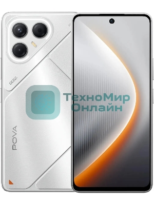 Смартфон Tecno Pova 7 5G LJ7, 8/256Gb, серебристый