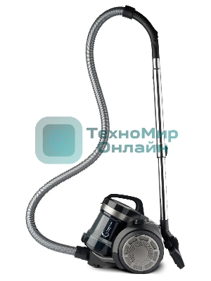 Пылесос Domfy DSB-VC502 черный, 350/2000 Вт, уборка сухая, пылесборник контейнер 2.5 л
