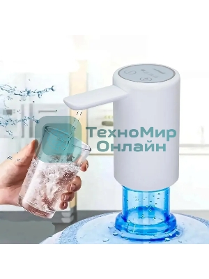 Помпа для 19л бутыли Aqua Work A2 электрический белый картон