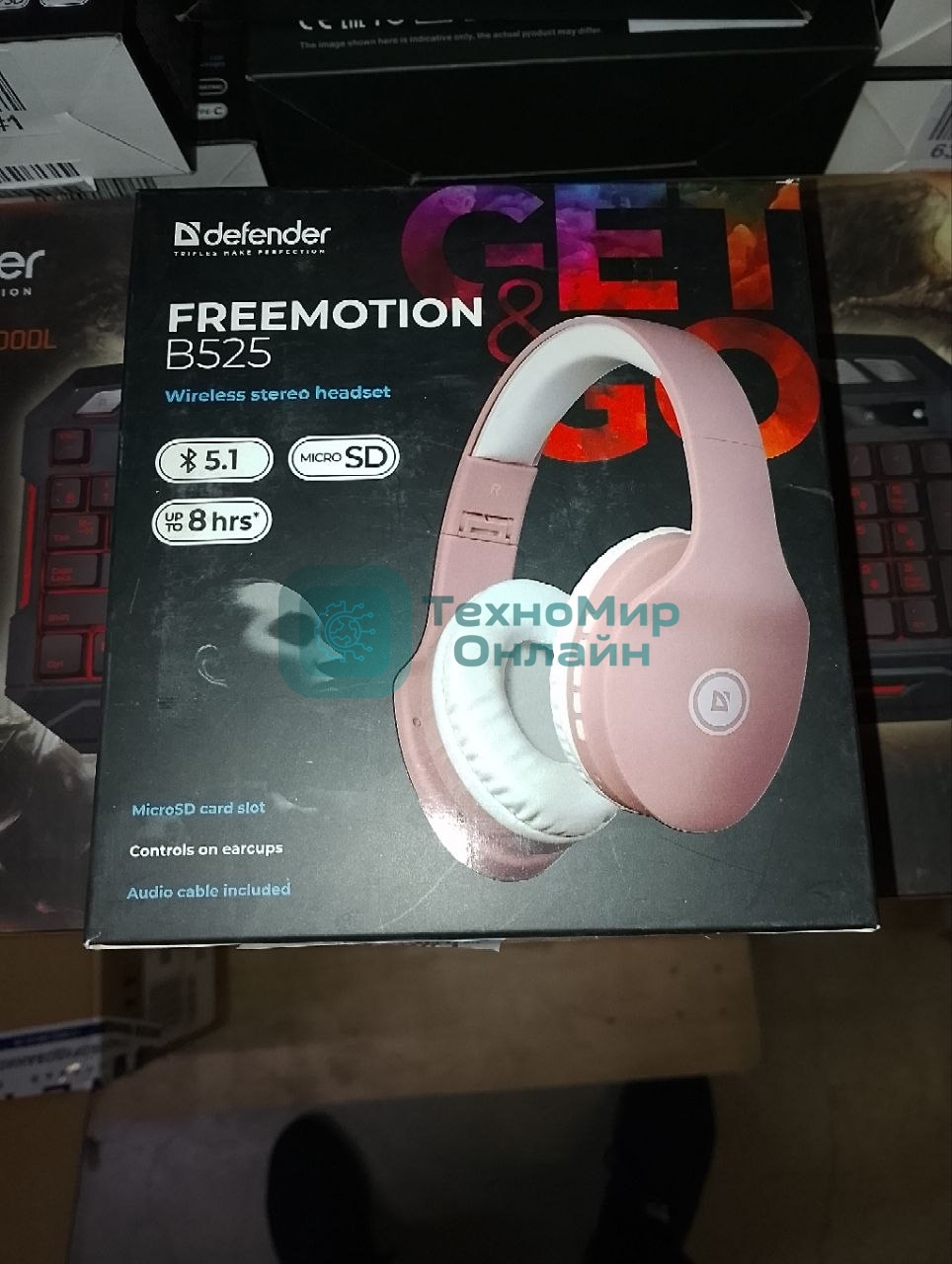 (Поврежденная упаковка) Беспроводная гарнитура DEFENDER FreeMotion B525