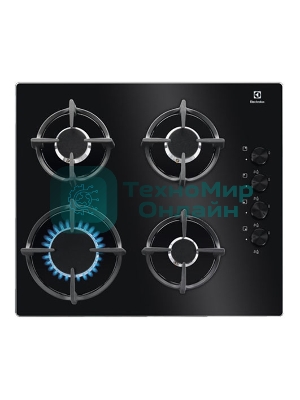 Газовая варочная панель Electrolux KGG6407K черный