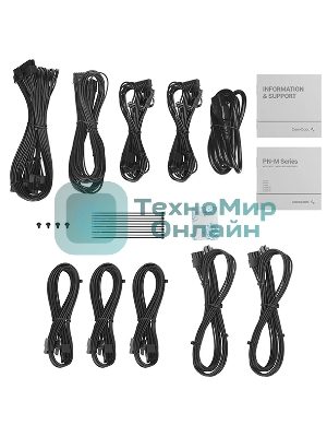 Блок питания Deepcool/GamerStorm PN650M, 650Вт, 80 PLUS Gold, 120мм, модульный, черный