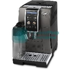 Кофемашина автоматическая DeLonghi Dinamica Plus ECAM380.95.TB черный/серый, исп. кофе - зерновой/молотый, 1.8 л, 1450 Вт, 15 Бар.
