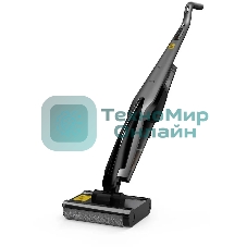 Пылесос вертикальный Deerma VX96W серый/черный, питание от аккумулятора, 15 Вт, уборка влажная и сбор жидкости, пылесборник 0.6 л, работа от АКБ max 30 мин