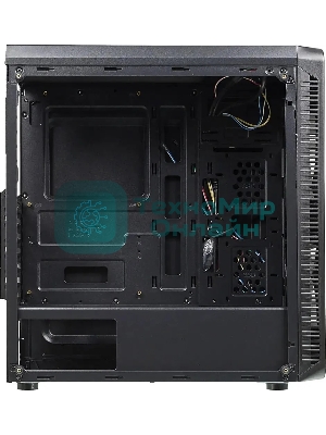 Компьютерный корпус Accord JP-X черный без БП ATX 2xUSB 2.0 1xUSB 3.0 bott PSU