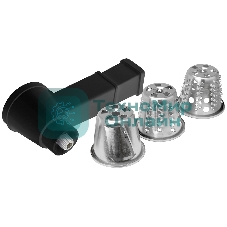 Мясорубка электрическая Zigmund & Shtain ZMG-055 серебристый, 2700 Вт, 2.7 кг/мин, реверс, защита от перегрузки, насадки - 8