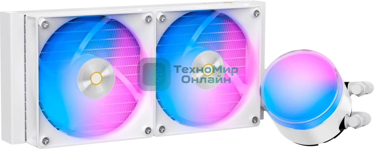 Система охлаждения Ocypus Delta L24 WH ARGB V2 белый 280W/ All Intel/ AMD AM*/ Screws
