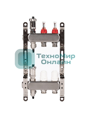 Коллектор Royal Thermo нерж. в сборе с расходомерами 1