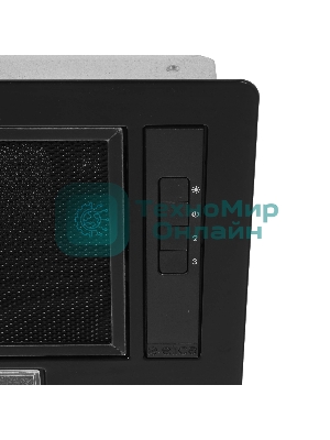 Вытяжка встраиваемая Elica ERA C BL/A/72 чёрный, 60 см, 700 м³/ч, 58 дБ