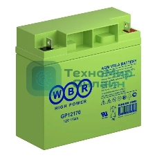 Аккумулятор WBR GP12170 B3, 12V, 17Ач