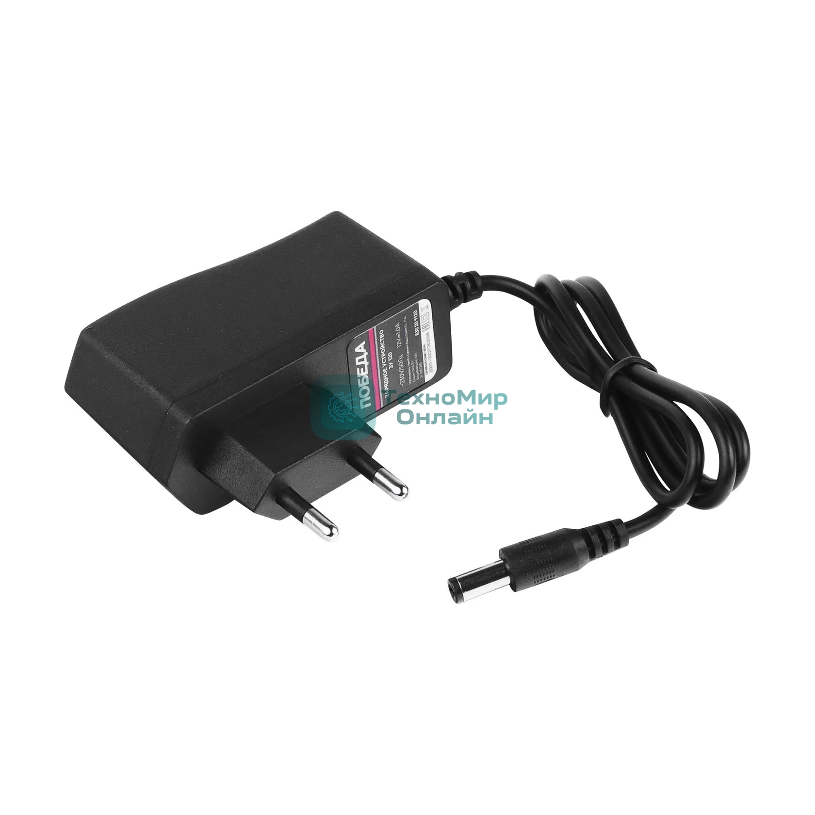 Зарядное устройство ПОБЕДА ЗУ120 для триммера Та120, 12В, 1А