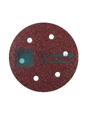 Круг шлифовальный PATRIOT на липучке, 225 мм, 6 отверстий, Р60, 10 шт
