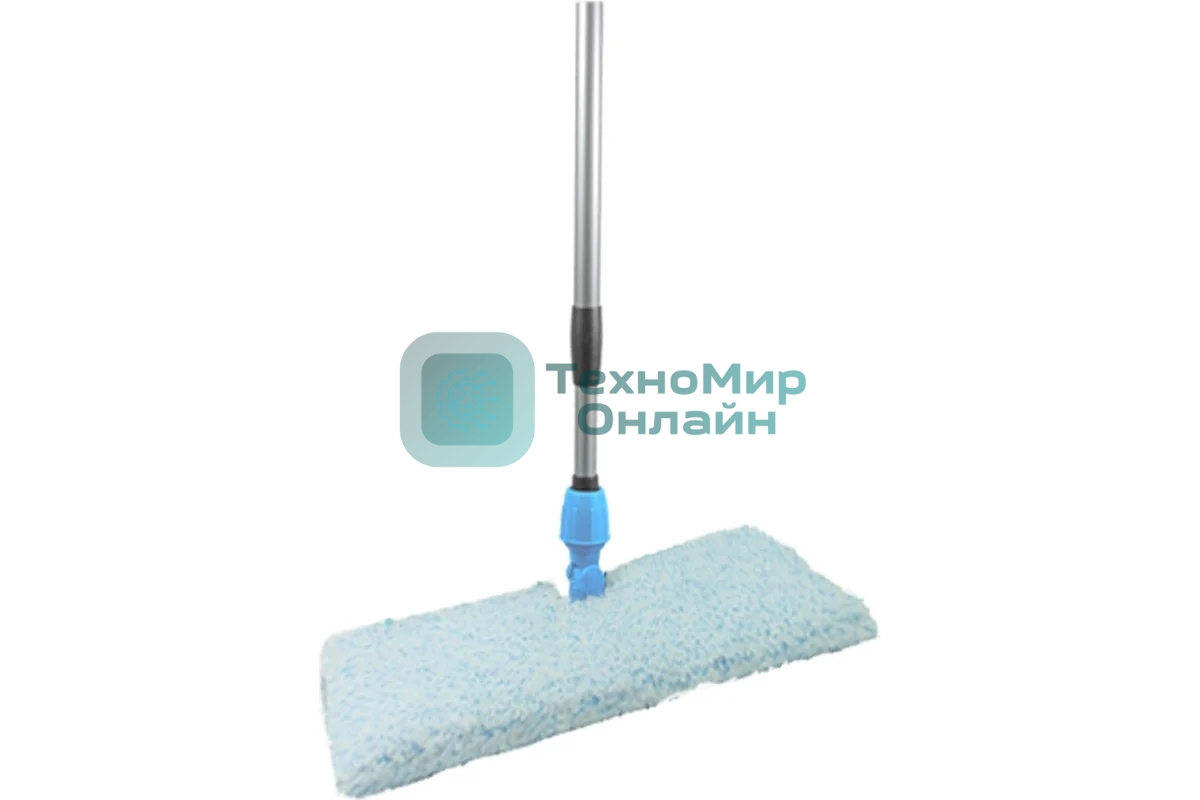 Швабра HAPPY PANDA HP-M06 телескопическая, 120 см, с насадкой микрофибра