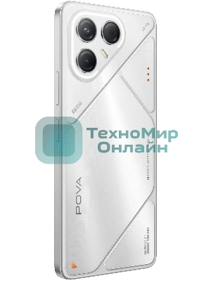 Смартфон Tecno Pova 7 5G LJ7, 8/256Gb, серебристый