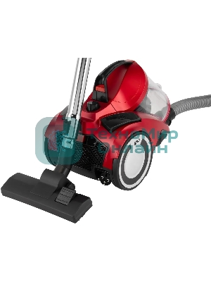 Пылесос Starwind SCV2081 красный/черный, 350/2000 Вт, уборка сухая, пылесборник контейнер 3.5 л