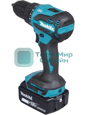 Дрель-шуруповерт Makita DHP490SFJ аккум. патрон:быстрозажимной