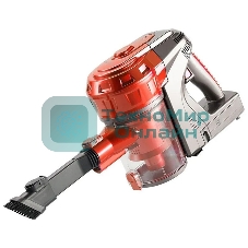 Пылесос вертикальный Kelli KL-8022 красный, питание от аккумулятора, 250 Вт, уборка сухая, пылесборник 1 л