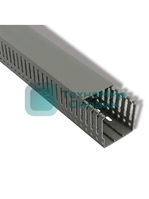 Кабель-канал Rexant перфорированный самоклеящийся 40х40 серый (паз 4 мм, зуб 6 мм)
