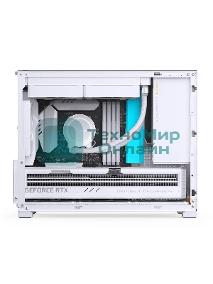 Корпус без блока питания Case JONSBO D32 PRO, Mini-Tower, TG, no fan, 2xUSB-A 3.2 + 1xUSB-C 3.2, mATX, mDTX, mITX White