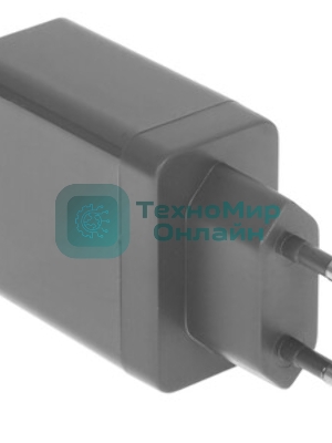 Сетевое зарядное устройство BQ Charger 38W2A01 (2 ports Type-C + USB, PD 20W+QC3.0 18W, 38W total) серый