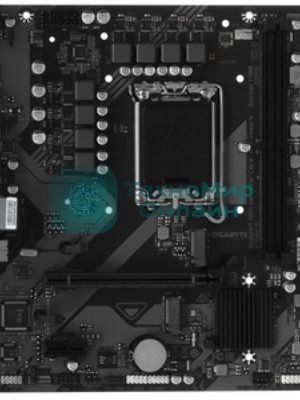 Материнская плата Gigabyte B760M E, LGA 1700, Intel B760, 2xDDR5, 4xSATA, 2xM.2, 1xPCIe 4.0 x16, 1xPCIe x1, 1xVGA, 1xHDMI, 1xDP, 1x1Gb LAN, 4xUSB-A 5Gbps, 2xUSB-A 2.0, 3x3.5 мм, 7.1, mATX