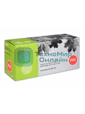 Картридж лазерный Cactus CS-FX3 черный (2700 стр.) для Canon L200/L250/L300/MP L90