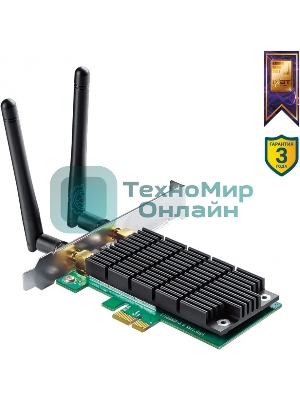 Адаптер TP-Link ARCHER T4E AC1200 Двухдиапазонный Wi-Fi адаптер PCI Express