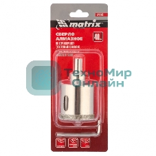 Сверло алмазное Matrix по керамограниту 40 х 67 мм