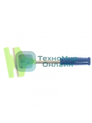 Скребок Сибртех, фиксированное лезвие, 100 мм металлич, обрезиненная ручка, 300 мм