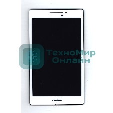 Модуль (матрица + тачскрин) для Asus ZenPad 7.0 Z370 белый с рамкой