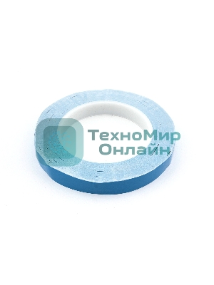 Термоскотч двусторонний 15 мм 50 м синий