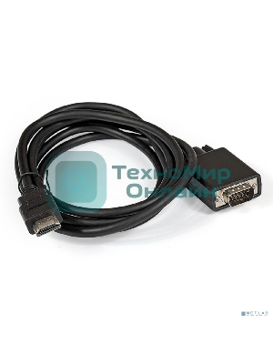 Кабель-переходник HDMI-VGA ExeGate EX-CC-HDMIM-VGAM-1.8 (19M/15M, 1,8м)