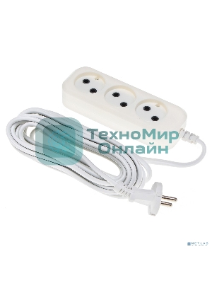 Сетевой удлинитель Buro BU-PSL3.5/W 5 м (3 розетки) белый (пакет ПЭ)