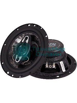 Колонки автомобильные Kicx SA 165 150Вт 92дБ 4Ом 16.5 см (6 1/2 дюйм) (ком.: 2 кол.) коаксиальные четырехполосные