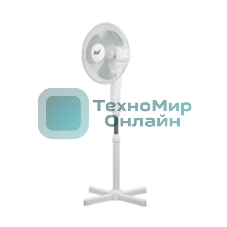 Вентилятор Rix RSF-3000W белый, напольный, 35 Вт, 3 скорости, 30 см