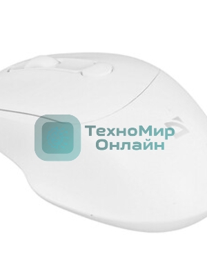 Мышь беспроводная Defender Feam MM-296 белый, 1600 dpi, радиоканал, USB, кнопки - 4