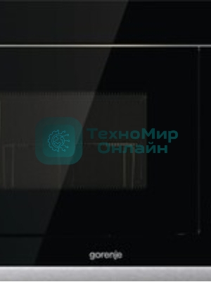 Встраиваемая микроволновая печь GORENJE BMX201AG1BG Электронное управление, черный, объем: 20 л
