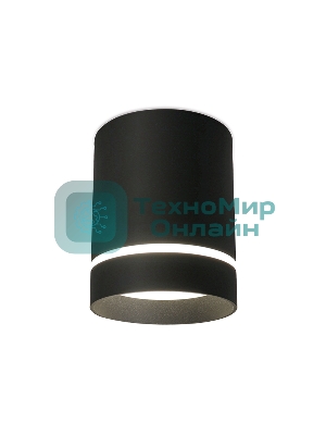 Светильник Ambrella light TN281 SBK черный песок LED 4200K 9W D80*100