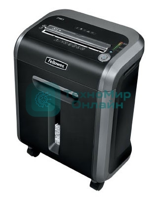 Шредер Fellowes 79Ci. (14 листов), 23 литра, 3,9х38 мм (класс 3), 100%Jam Proof, уничтожает: скобы/скрепки/карты/CD