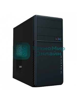 Компьютерный корпус MidiTower Powerman ES861 черный PM-450ATX 4*USB 2.0 Audio mATX